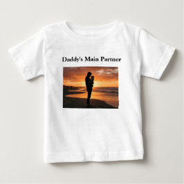 赤ちゃん: パパのメインのパートナー ベビーTシャツ