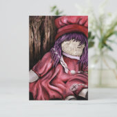 赤ちゃん。ベビー人形。 招待状 (スタンド正面)