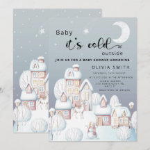 赤ちゃん 外は寒いです 赤ちゃんシャワーのご案内