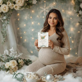 赤ちゃん 外は寒いよ ベイビーシャワーのご招待 招待状