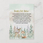 赤ちゃん、外は寒いよ♪ ベビーシャワーのための絵本 エンクロージャーカード (正面)