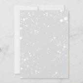 赤ちゃん 外は寒いよ♪冬のテーマのベビーシャワー 招待状 (裏面)