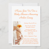 赤ちゃん,黒,白,足,手,写真,大きい,... 招待状 (裏面)