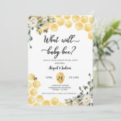 赤ちゃんBeeの性別発表の招待状について 招待状 (スタンド正面)