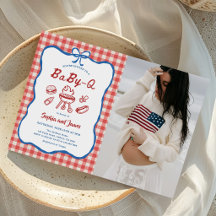 赤ちゃんQの裏庭BBQ 7月4日ベビーシャワーの写真