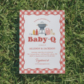 赤ちゃんQ バックヤード BBQ ベビーシャワー 招待状