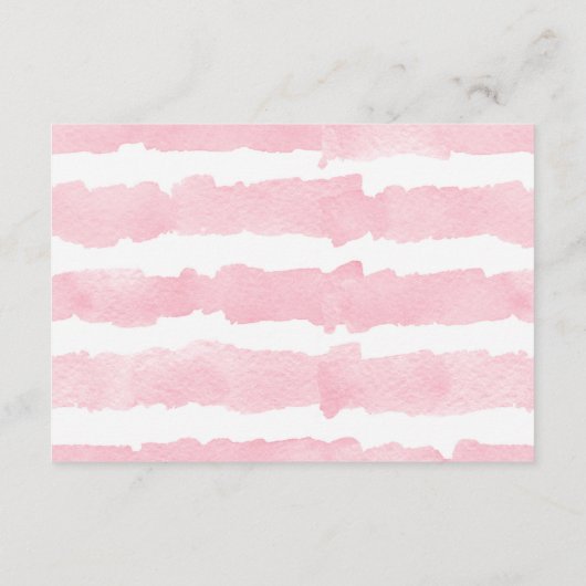 赤ちシンプルゃん用の水彩ピンクハート本 エンクロージャーカード (裏面)