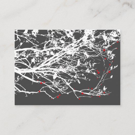 赤つる折り紙紙クレーズアジア結婚ズ プレイスカード (裏面)