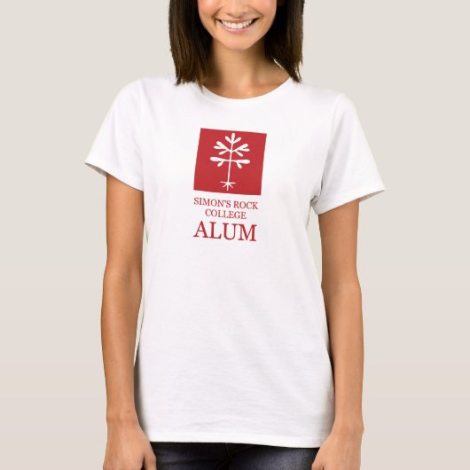 赤でフィット「SRC Alum」ティー Tシャツ (正面)
