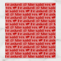 赤で – 彼は彼女頼はYesと言った – 私たちは