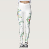 赤とかわいらし緑のホリークリスマス レギンス (正面)