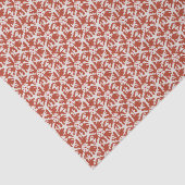 赤とエレガント白のミニマリストのスノーフレーク 薄葉紙 (詳細)