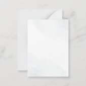 赤とエレガント緑のクリスマスホリデーパーティー ノートカード (裏面)