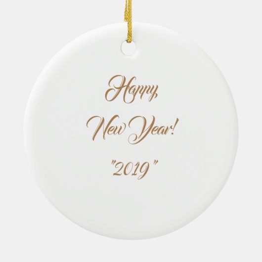 赤とエレガント金ゴールドクリスマスポインセチア セラミックオーナメント (裏面)