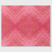 赤とエレガント金ゴールドマーブルラグジュアリーラッピング紙 ラッピングペーパー (フラット)