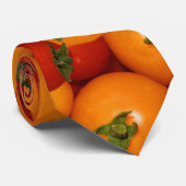 赤とオレンジのさくらんぼトマト ネクタイ (ロール)