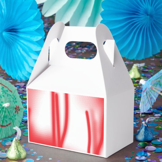 赤とオレンジのはっきりした車を使ったグラフィックデザイン フェイバーボックス (パーティー)