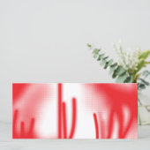 赤とオレンジのはっきりした車を使ったグラフィックデザイン メニュー (スタンド正面)