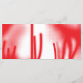 赤とオレンジのはっきりした車を使ったグラフィックデザイン メニュー (正面)