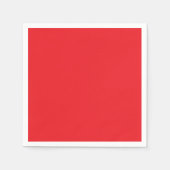 赤とオレンジのクレヨンが並んで小さな枝の上に横たわっている スタンダードカクテルナプキン (正面)