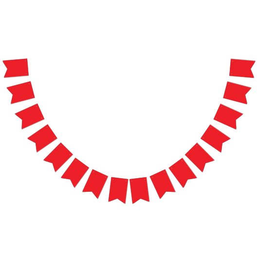 赤とオレンジのクレヨンが並んで小さな枝の上に横たわっている バンティングフラッグ (全)