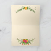 赤とオレンジのグラフィックバラマザーズのデイカード カード (内部)