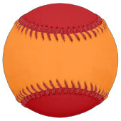 赤とオレンジのソフトボールを獲得する ソフトボール (裏面)