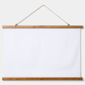 赤とオレンジのメッシュ型枠と重なり合うパターンw 吊り下げ型タペストリー (正面2)