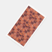 赤とオレンジの幾何学的セラミックタイル (コーナー)