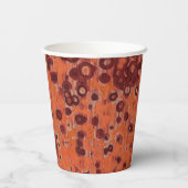 赤とオレンジの幾何学的 紙コップ (裏面)