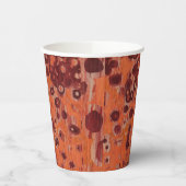 赤とオレンジの幾何学的 紙コップ (左)