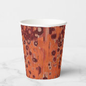 赤とオレンジの幾何学的 紙コップ (右)