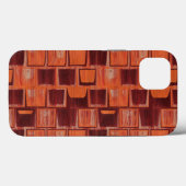 赤とオレンジの抽象画 Case-Mate iPhoneケース (裏面 (横))