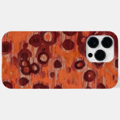 赤とオレンジの抽象画 Case-Mate iPhoneケース (裏面 (横))