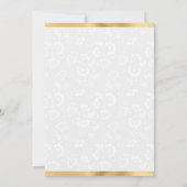 赤とオレンジの秋花リース結婚の 招待状 (裏面)