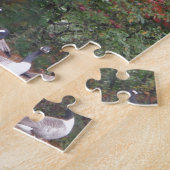 赤とオレンジの紅葉 ジグソーパズル (側面)