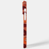 赤とオレンジ抽象芸術 Case-Mate iPhoneケース (裏面 / 左)