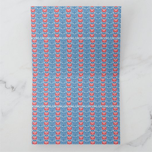 赤とオレンジ絵を描が一緒に渦巻き、Vを作成 カード (内部)