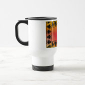 赤とオレンジ縁どのマグ トラベルマグ (左)