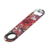 赤とオレンジ離れの スピード栓抜き (正面アングル)