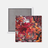 赤とオレンジ離れの マグネット (正面/裏面)