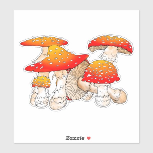 赤とオレンジ シール (シート)