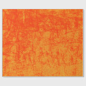 赤とオレンジ ラッピングペーパー (フラット)