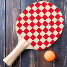 赤とクリームチェッカー