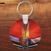 赤とクロムV8 キーホルダー (正面)