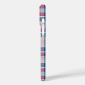 赤とスタイリッシュ青のプライドクラシックモノグラム Case-Mate iPhoneケース (裏面 / 左)