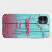 赤とターコイズの神秘的な森 Case-Mate iPhoneケース (裏面(横))