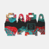 赤とティール(緑がかった色)アルコールインクスウィート16 フェイバーボックス (折り畳みなし)