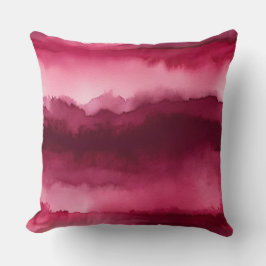 赤とバラ抽象芸術 クッション