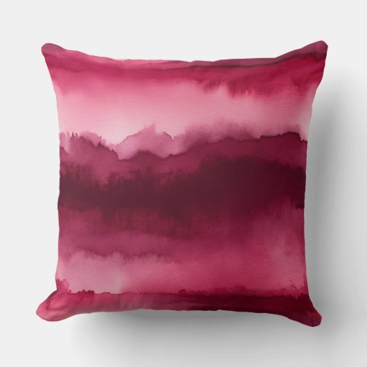 赤とバラ抽象芸術 クッション (正面)